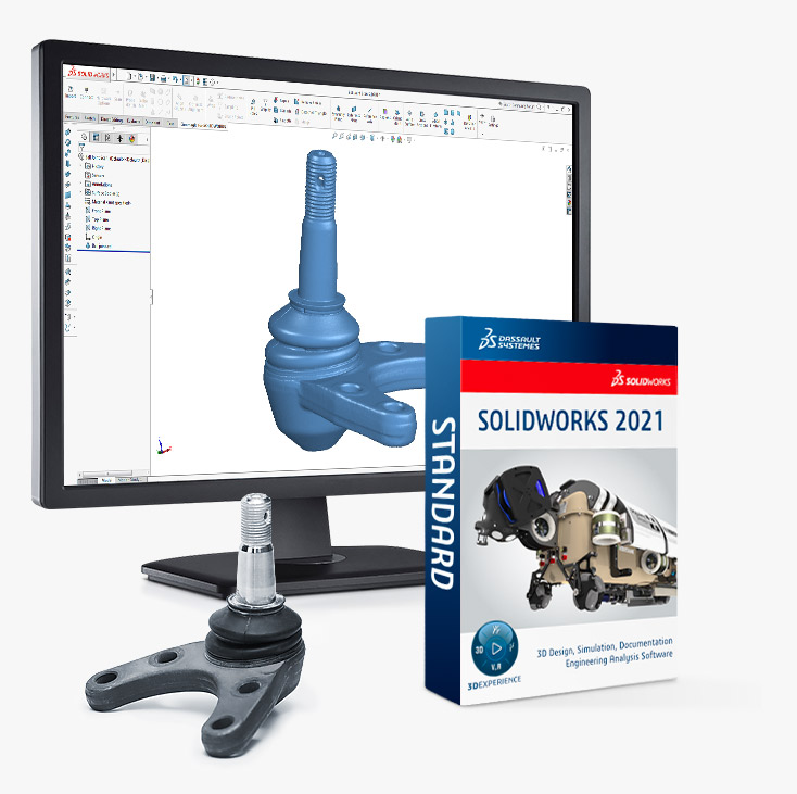 Geomagic für SOLIDWORKS Plugin Artec 3D Software