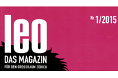 Leo Magazin Logo Leben aus dem Drucker