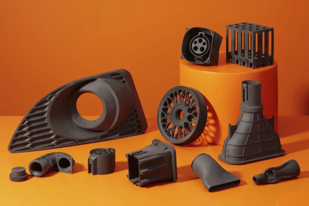 Kunststoffpulver für den 3D-Druck Bauteile aus Nylon 12 GF