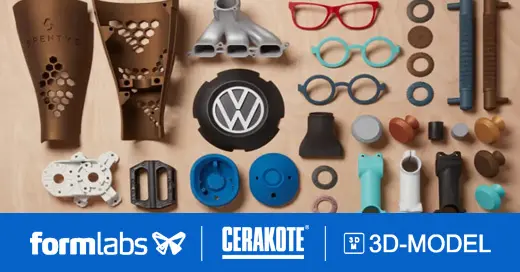 Webinar - Keramikbeschichtung von SLA und SLS 3D-Druckteilen mit Cerakote