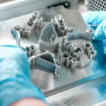 Metall-3D-gedrucktes Dentalbauteil