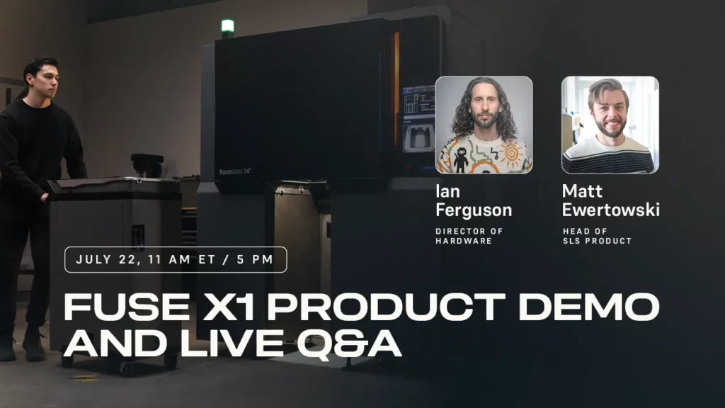 Fuse X1 Live-Produktdemo und Q&A Banner