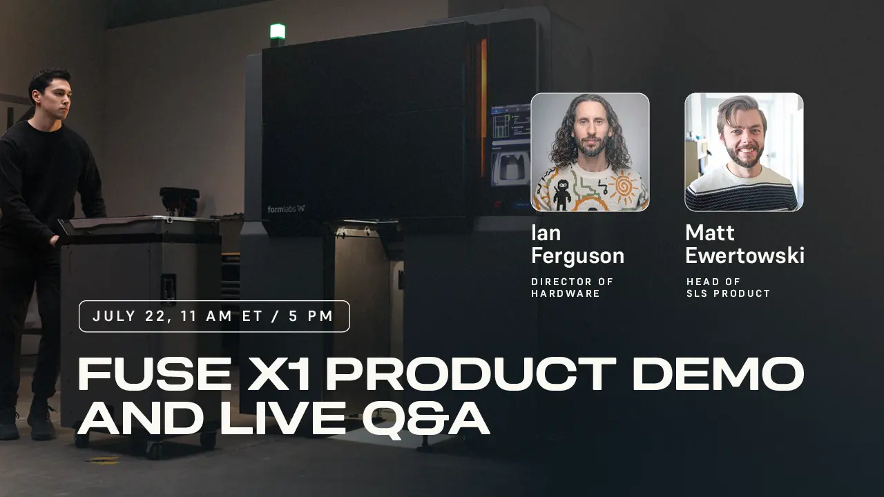 Fuse X1 Live-Produktdemo und Q&A Banner
