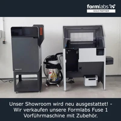 Verkauf Vorführmaschine Formlabs Fuse 1 mit Zubehör - SLS 3D-Drucker